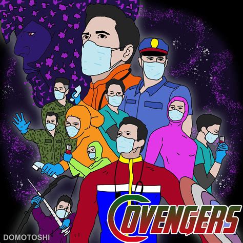 My Simple Tribute To The Frontliners Used Avengers Poster For