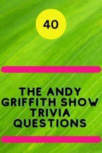 40 The Andy Griffith Show Trivia Questions - Trivia Inc