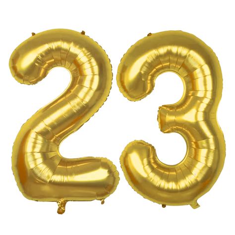 Number 23rd 32nd Gold Balloon Number 32 Foil Mylar Jumbo Giant Big