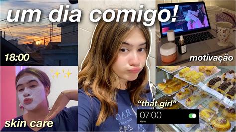 vlog um dia comigo 7am trabalho skin care hábitos produtivo