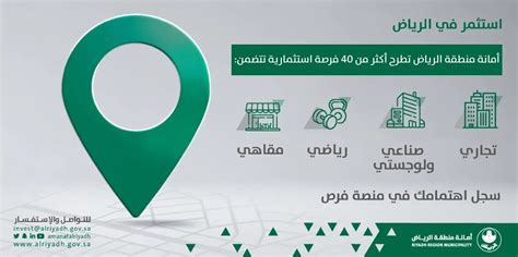 أمانة الرياض تطرح 40 فرصة استثمارية في الربع الثاني 2023