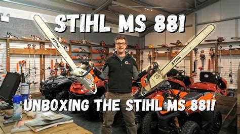 STIHL MS 881 Chainsaw Unboxing YouTube