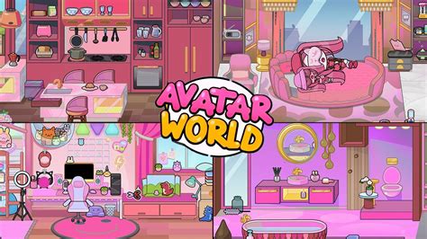 Free Pink House Design In Avatar World | Avatar World | Toca Boca - YouTube