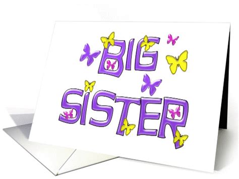 Congratulations Becoming A Big Sister Pink Purple And 910393