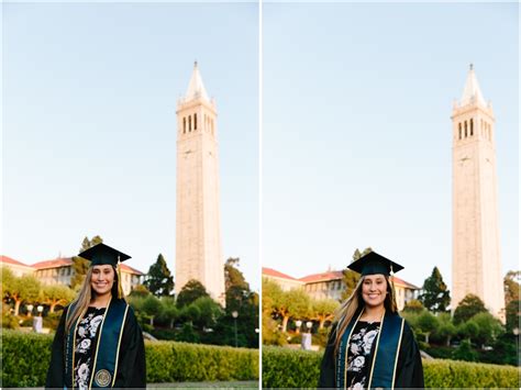 Uc Berkeley Graduation Photos With A Confetti Cannon And Grad Balloons