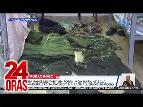 Iba Pang Military Uniform Mga Baril At Bala Nadiskubre Sa Patuloy Na