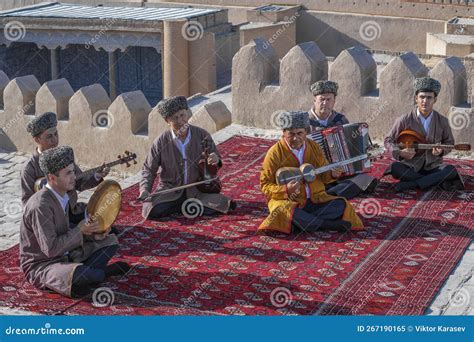 Ensemble of Performers of Traditional Uzbek Music in the Old City ...