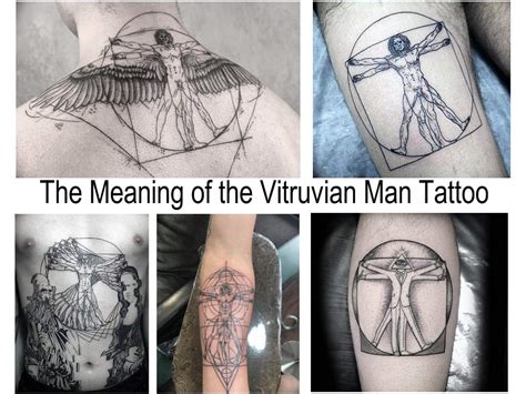 Original Vitruvian Man Tattoo