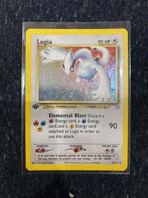 Pokemon Tcg Neo Genesis St Edition Lugia Hobbies Toys Toys