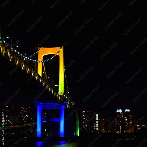 [Tokyo] odaiba night view (No.9096c) Stock Photo | Adobe Stock