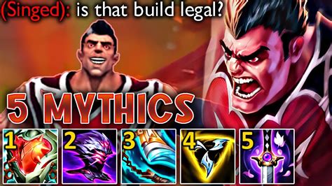 Strongest Darius Ever Mythics Broke The Game Youtube