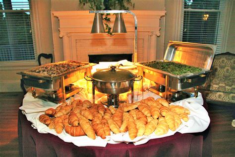 Carving Station With Green Beans And Roasted Potatoes Food Displays