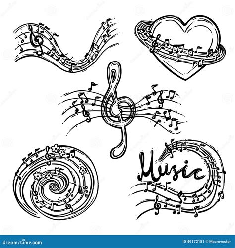 Cool Music Notes Drawings