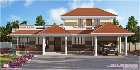 3 Bedroom Kerala Style Villa Exterior Kerala Home Design And Floor Plans