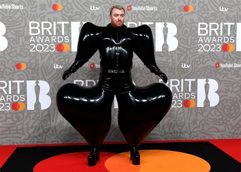 Brit Awards 2023: Sam Smith Wears Latex Jumpsuit on Red Carpet | Us Weekly