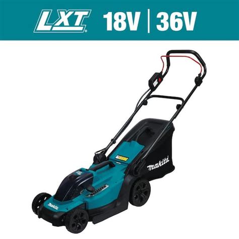 Makita 18V LXT Lithium Ion Cordless 13 In Walk Behind Push Lawn Mower