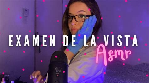 ASMR Examen de la vista Roleplay Médico YouTube