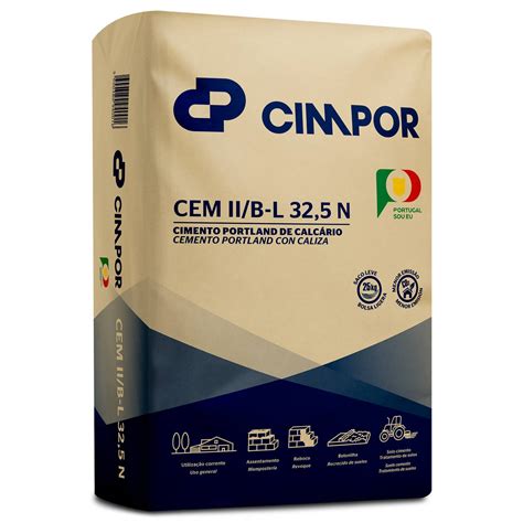 Saco Kg Cimento Cimpor Cem Ii B L N