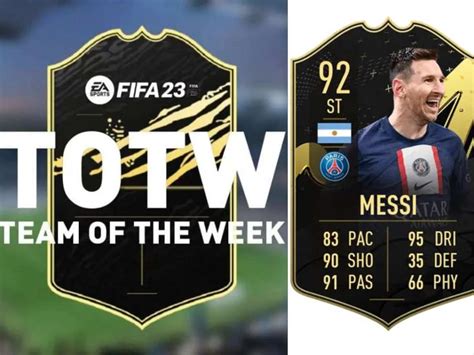 Fifa Team Of The Week Totw Unveiled With Lionel Messi