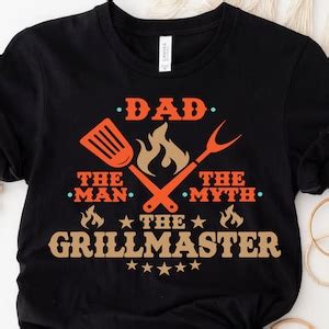 Grillmaster Svg Grillfather Png Dad The Man The Myth The Grillmaster