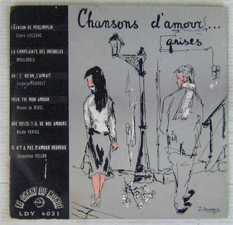 Il N Y A Pas D Amour Heureux De Brassens Georges Villon Jacqueline