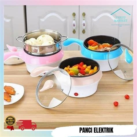 Jual Panci Elektrik Serbaguna Electric Frying Pan Listrik Lapis Keramik