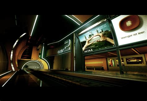 Artstation Scifi Subway Station Cry Engine 3