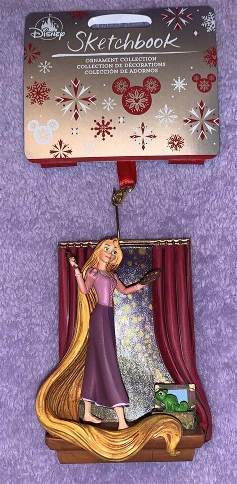 Disney Tangled Rapunzel Sketchbook Christmas Ornament Ebay