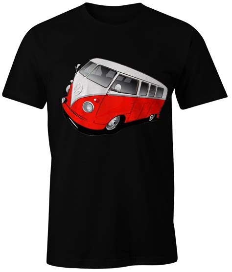 Volkswagen Samb New Black T Shirt Custom Digital Printed Personalized