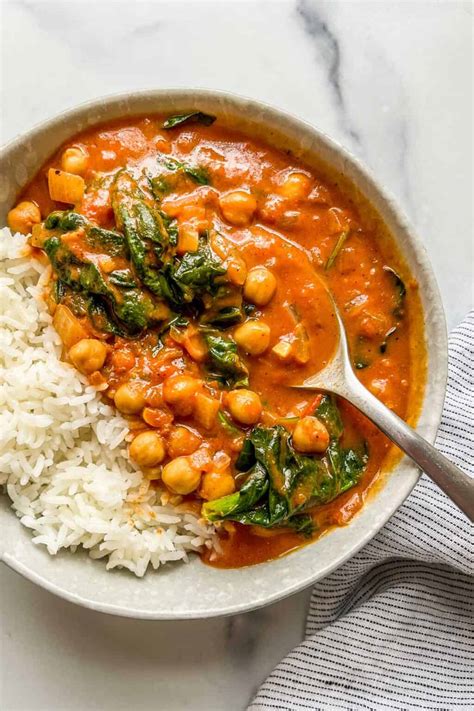 Chickpea Spinach Curry Recipe This Healthy Table