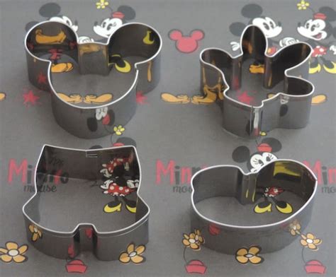 Mickey Mouse Mini Cookie Cutter Set By Kreativebakingshop On Etsy