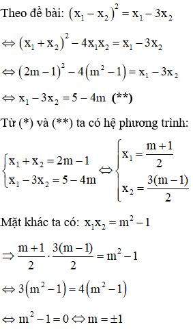 Tìm m để phương trình sau có nghiệm Toán lớp 9