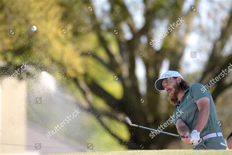 Tommy Fleetwood England Hits Bunker Onto Editorial Stock Photo Stock