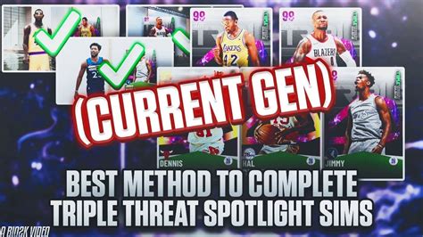 FULL GUIDE ON COMPLETING EVERY TRIPLE THREAT SPOTLIGHT SIM ON CURRENT