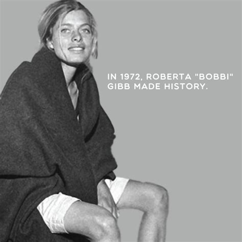 Over 40 years ago today, Roberta "Bobbi" Gibb became the first woman to ...