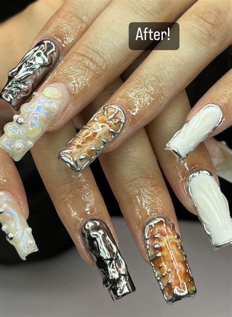 Pin By Y🫧 On Nail Ish In 2024 Coffin Nails Designs Nail Manicure