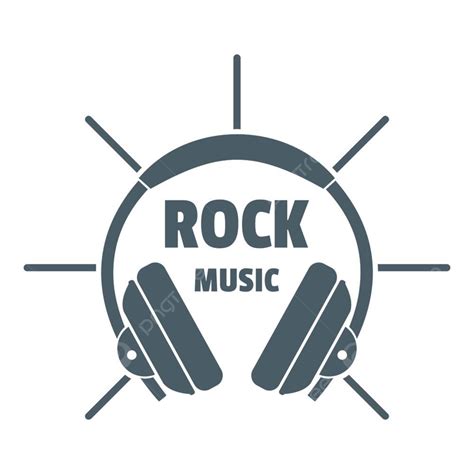 Rock Music Logo Vector Design Images Modern Rock Music Logo Modern