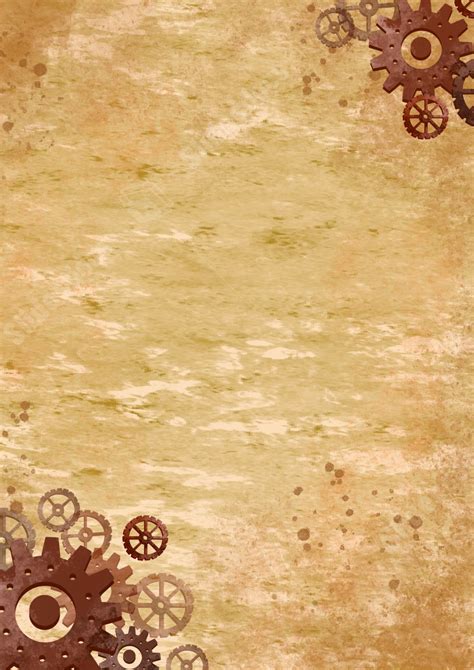 Steampunk Page Border And Printable Background in Word - Slidesdocs