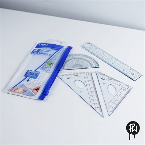 Deli Drafting Ruler Set, 4pcs – Project Workshop PH