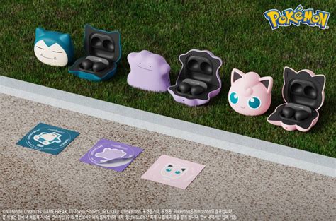 Samsung Unveils Pokemon Themed Earbuds Featuring Jigglypuff Snorlax