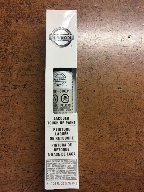 New Oem Nissan Touch Up Paint Clear Coat Winter Frost Color Code Qx3 Automotive