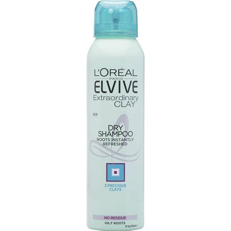 Loreal Paris Elvive Extraordinary Clay Dry Shampoo 150ml Woolworths