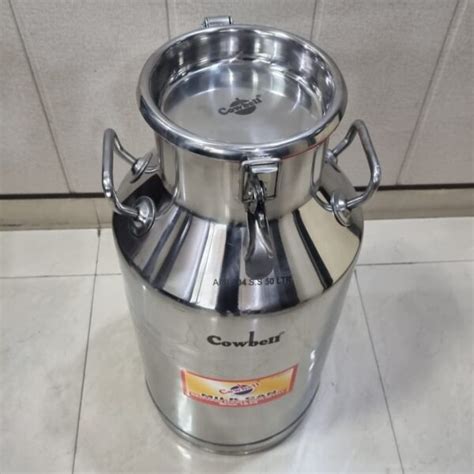 Stainless Steel Milk Can Liter Locking Type Cowbell