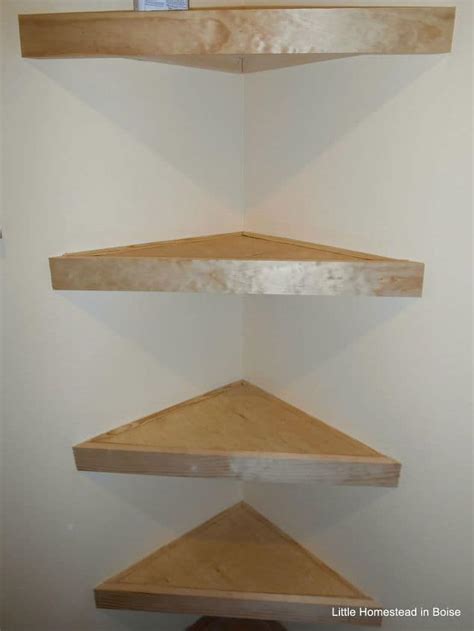 Easy Diy Corner Shelves Ideas In