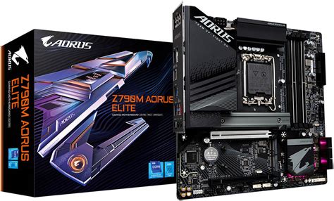 GIGABYTE Z790M AORUS ELITE LGA1700 mATX Motherboard, Intel Z790 Chipset ...