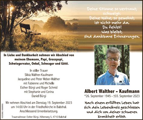 Albert Walther Kaufmann Anzeiger Tgo