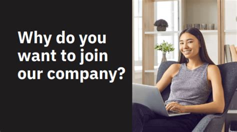 Why Do You Want To Join Our Company W3hiring