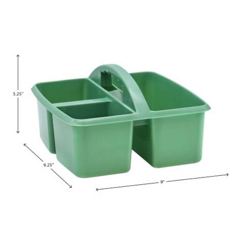 Teacher Created Resources Eucalyptus Green Plastic Storage Caddy Pack