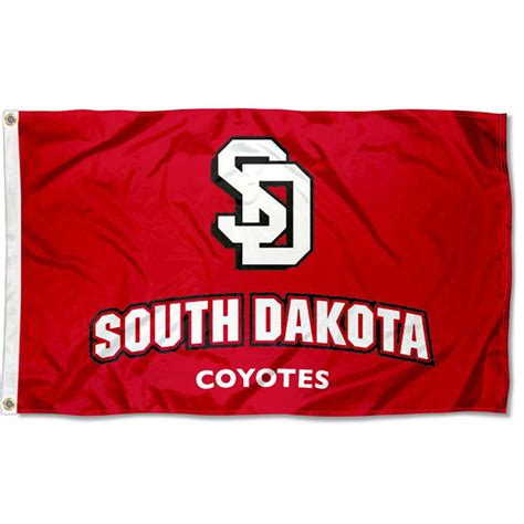 South Dakota Coyotes 3x5 Flag - State Street Products