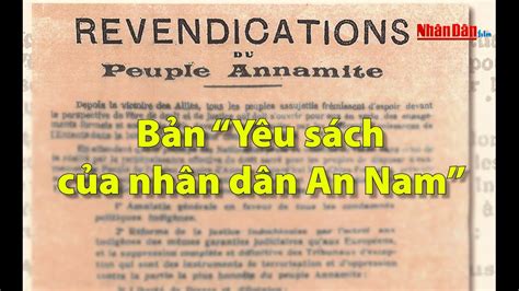 Bản Yêu sách của nhân dân An Nam Phim tài liệu Chủ tịch Hồ Chí Minh